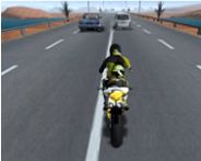 Highway traffic bike stunts HTML5 Spiel