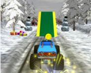 Christmas monster truck Bahn Spiel