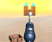 Cannon balls 3D HTML5 Spiel