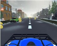 Traffic racer quad bike game HTML5 Spiel