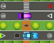 Avoid traffic HTML5 Spiel