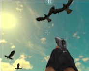 Chicken and crow shoot HTML5 Spiel