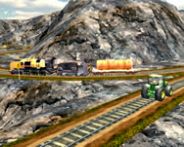 Tractor towing train HTML5 Spiel