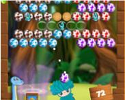 Egg shooter bubble dinosaur HTML5 Spiel