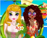 Tropical princess and princess rosehip sew swimwear Friseur