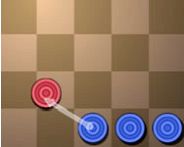 Angry checkers Geschicklichkeit Spiel