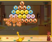 Bubble shooter egypt Geschicklichkeit Spiel