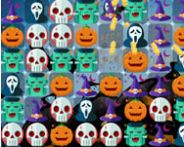 Scary halloween match 3 Geschicklichkeit Spiel