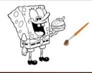 Spongebob coloring HTML5 Spiel