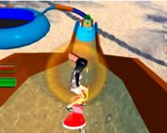 Water slide rush racing game Geschicklichkeit Spiel