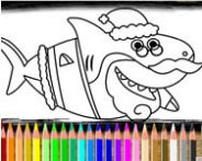 Shark coloring book HTML5 kostenloses Spiel