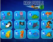 Kids puzzle sea Hunde