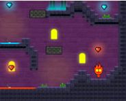 Flameboy and Watergirl the magic temple HTML5 Spiel