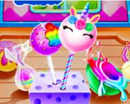 Unicorn cake pops HTML5 Spiel