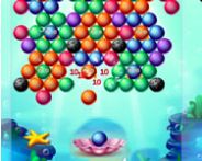 Aqua bubble shooter HTML5 Spiel