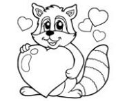 Valentine pets coloring book Love Tester Spiel