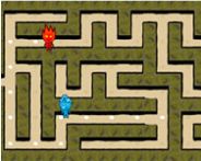 Fireboy and Watergirl maze HTML5 Spiel