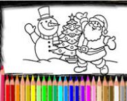 Santa Claus coloring Mdchen Spiel