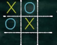 Tic tac toe blackboard HTML5 Spiel