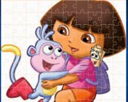 Dora the explorer jigsaw puzzle collection HTML5 Spiel