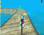 Underwater bicycle racing tracks bmx impossible stunt HTML5 Spiel