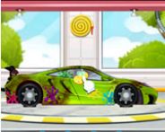 Sports car wash 2d HTML5 Spiel