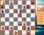 Halloween chess Schach Spiel