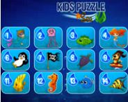 Kids puzzle sea Scooby Doo