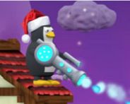 Penguin battle christmas HTML5 Spiel
