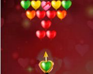 Bubble shooter Valentines bereinstimmen Spiel