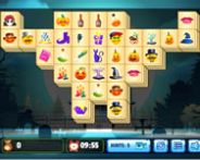 Halloween mahjong deluxe HTML5 Spiel